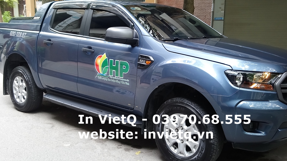 Chuyên dán logo tem xe ô tô doanh nghiệp - 03970.68555